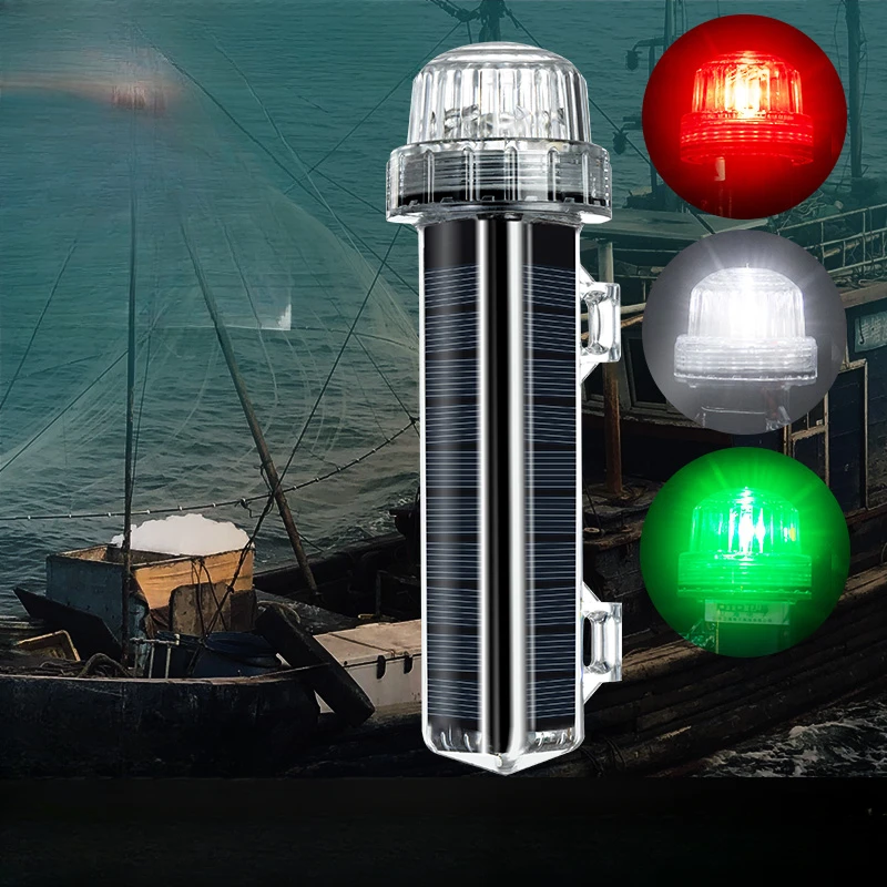 Fishing Boat Trailer - Nuova luce di segnalazione solare dell'oceano