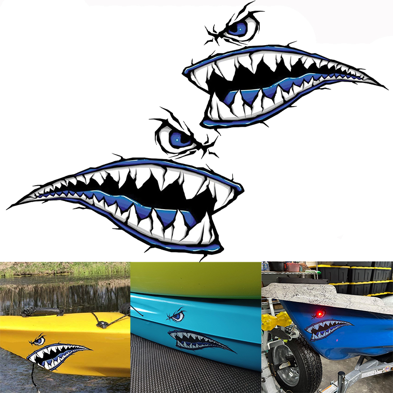 Fishing Boat Trailer - 2 pezzi adesivi per barche con