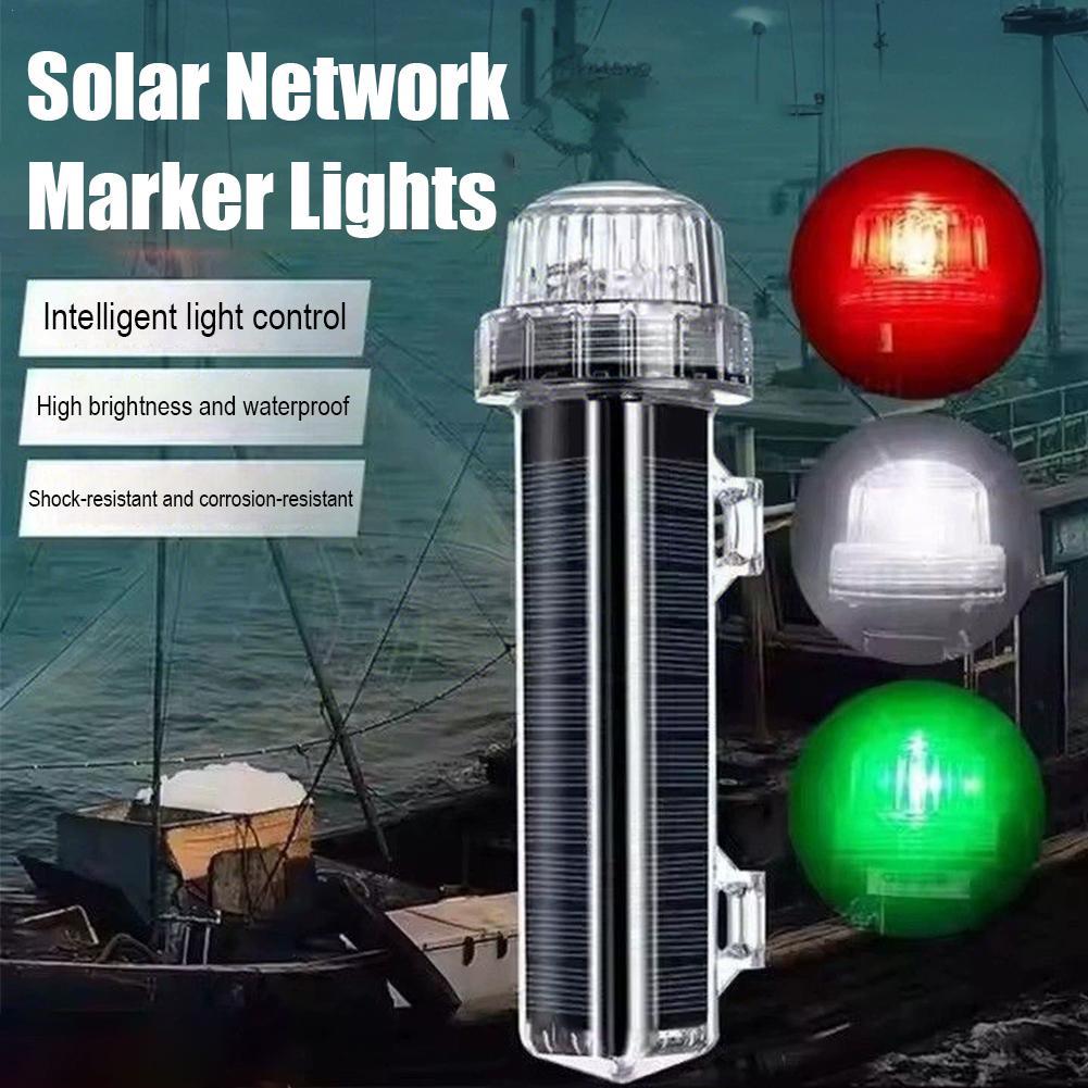 Fishing Boat Trailer - Luce di segnalazione solare dell'oceano Luce