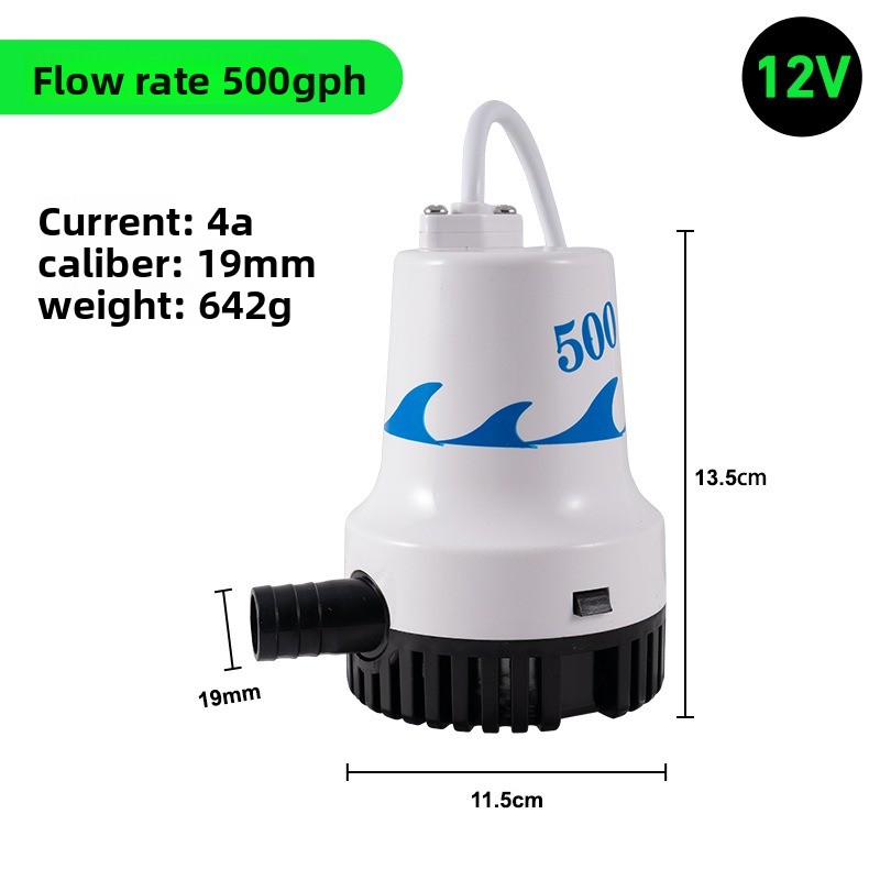 Pompa di sentina marina 12V 24 - Fishing Boat Bilge Pump recensione e prezzo