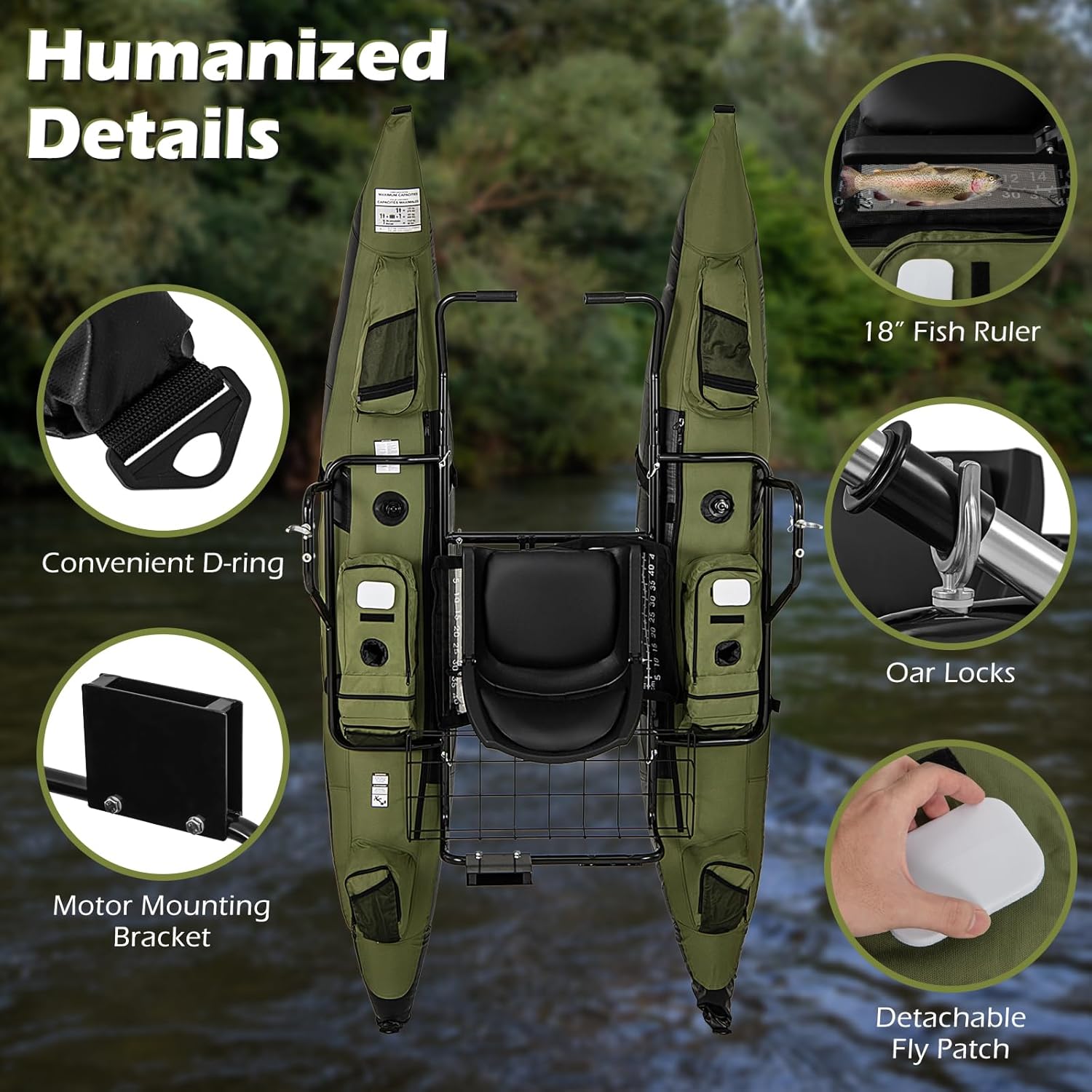 Belly Boat Gonfiabile per Adul - Fishing Boat Seat recensione e prezzo