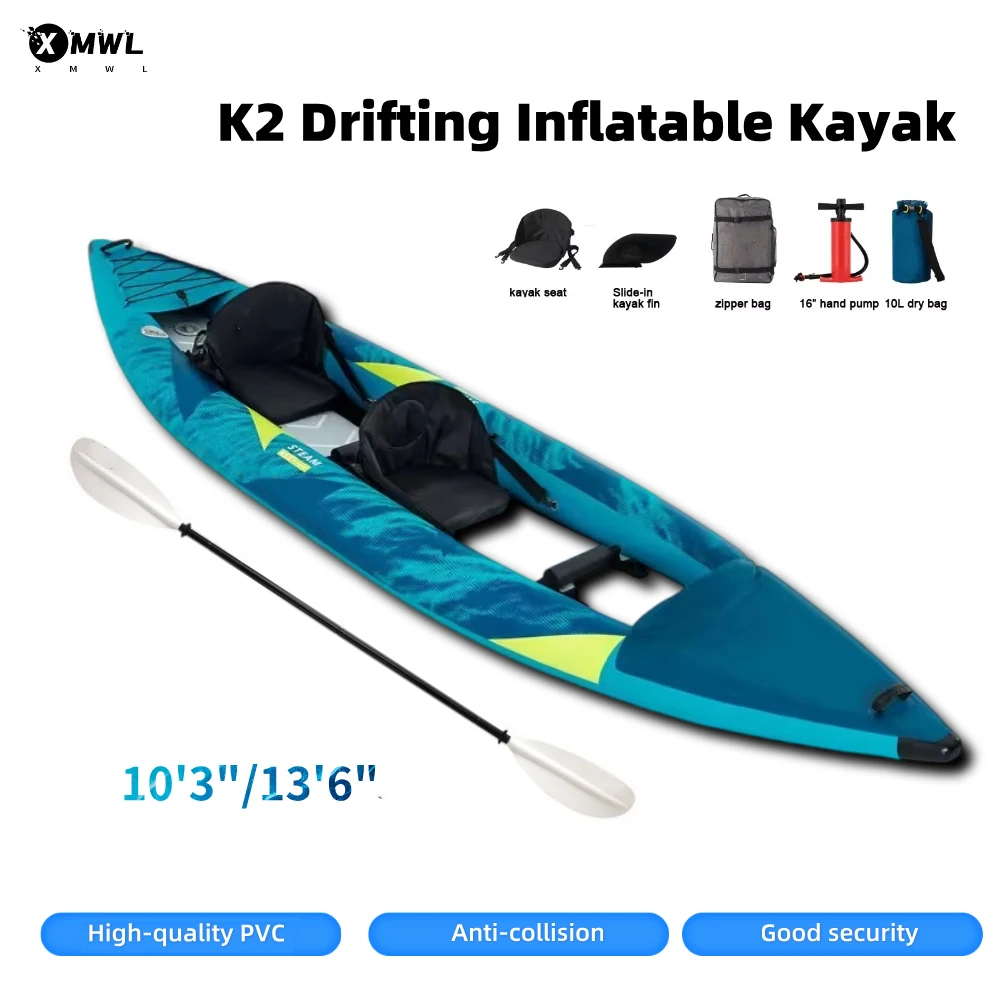 Canoa Kayak Gonfiabile 1-2 Per - Fishing Boat Seat recensione e prezzo
