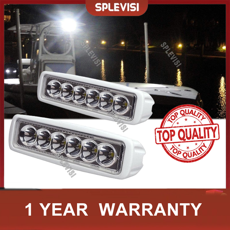 2 pz 12V 6 LED Deck Marine Spr - Fishing Boat Trailer recensione e prezzo