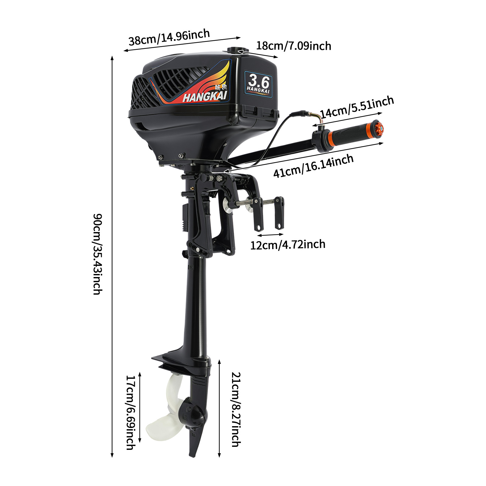 Motore Fuoribordo a Benzina, M - Fishing Boat Trolling Motor recensione e prezzo